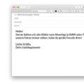 eMail Vorlagen Hochzeitsfotograf E-Mail