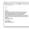 eMail Vorlagen Hochzeitsfotograf E-Mail