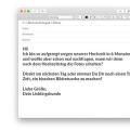 eMail Vorlagen Hochzeitsfotograf E-Mail