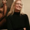 Die Fotografin Annie Leibovitz bei einer Ausstellung in San Francisco im Jahr 2008