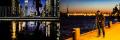 Nachtfotografie in Hamburg und Winsen Fotograf bei Nachtaufnahme am Wasser in Hamburg und Winsen.