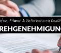 Drehgenehmigung Vorlage: Inhalt, Beispiele & wichtige Regeln