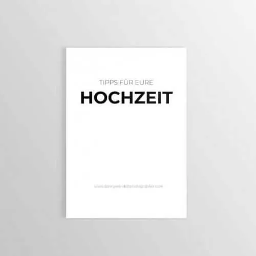 Wedding Guide Vorlage für Hochzeitsfotografen – KundenInfo für Brautpaare