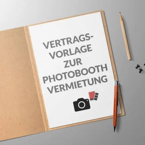 Photobooth Vertrag / Fotobox Mietvertrag – AGB – Übergabeprotokoll