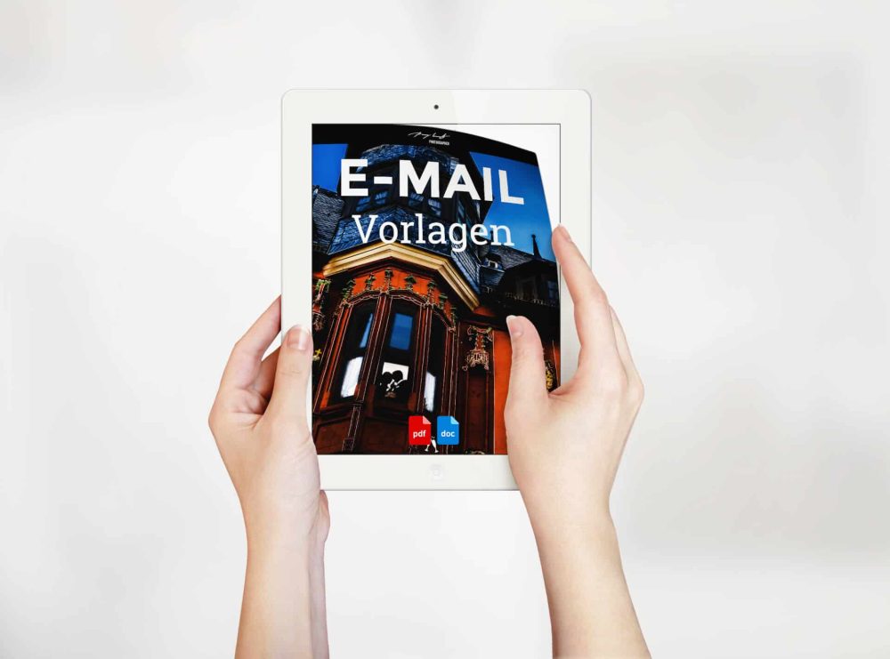 eMail Vorlagen Hochzeitsfotograf E-Mail