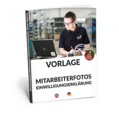 Einverständniserklärung Fotos Mitarbeiter Vorlage – Mitarbeiterfotos Einverständnis Einwilligung Muster- Freigabeerklärung Vertrag