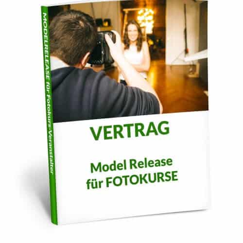 Model Release Vorlage für Fotokurse