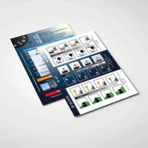 Spickzettel Nachtfotografie & Langzeitbelichtung – Lernkarte – Cheat Sheet – 2 Stück (1+1 Ersatzkarte)