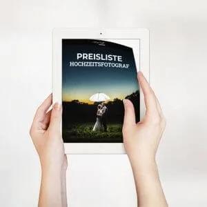 Preisliste Hochzeitsfotograf Vorlage Muster