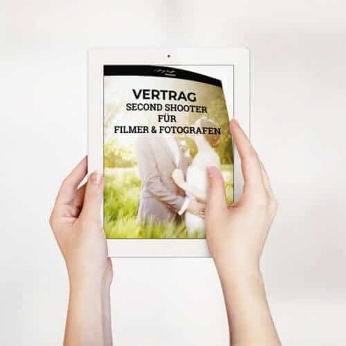 Second Shooter Vertrag für Hochzeitsfotografen Hochzeitsvideografen – Vertragsvorlage Mustervertrag Zweitfotograf