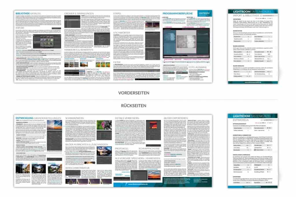 Lightroom Spickzettel Übersicht Lightroom Spickzettel Übersicht