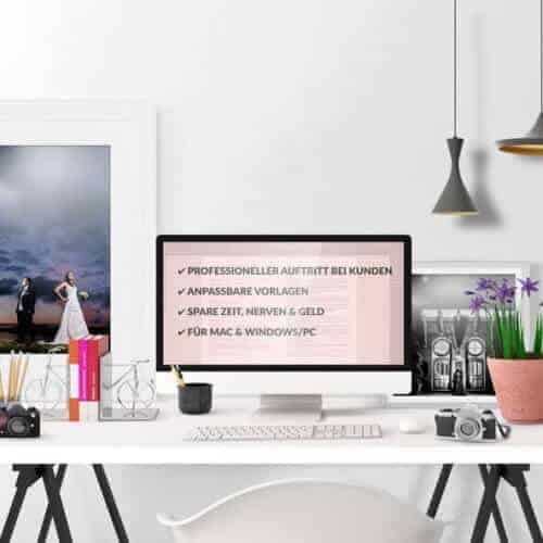 Vertrag Hochzeitsfotograf – inkl. AGB & DSGVO – Mustervertrag Vorlage – für Hochzeitsfotografen