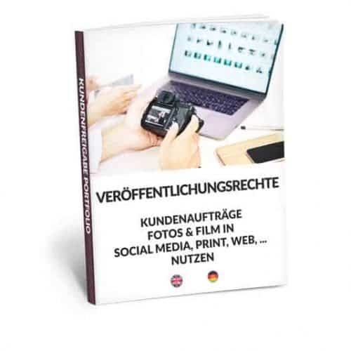 Veröffentlichungsrechte Vorlage für Fotograf & Videograf – DEUTSCH / ENGLISCH