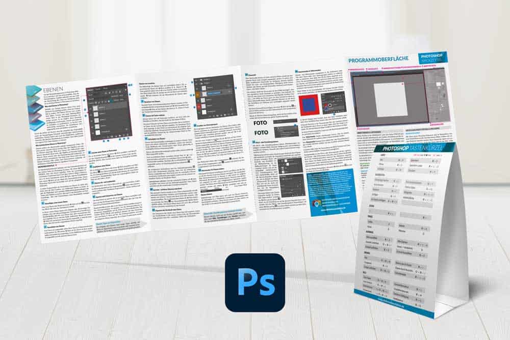 Photoshop Spickzettel Kurzanleitung Tastaturbefehle Tastenkürzel Shortcuts