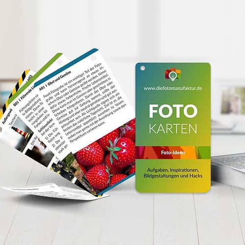 Fotokarten Fotoideen – Fotoaufgaben Bildgestaltung Fotohacks & Inspiration  für kreative Fotografie & Aufgaben