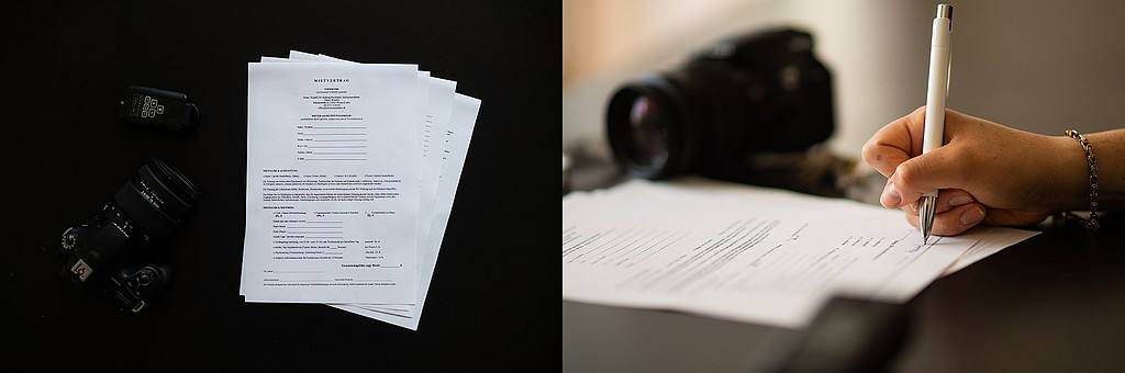 Mietvertrag Fotostudio Mietstudio Vertrag Vertragsvorlage