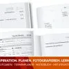 Notizbuch Aufgaben Challenges Fotografie