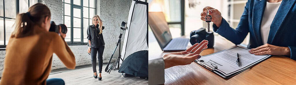 Mietstudio mieten Vertrag Fotostudio Anmieten Vermietung