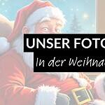 Weihnachten und Neujahr Pause Fotostudio geschlossen