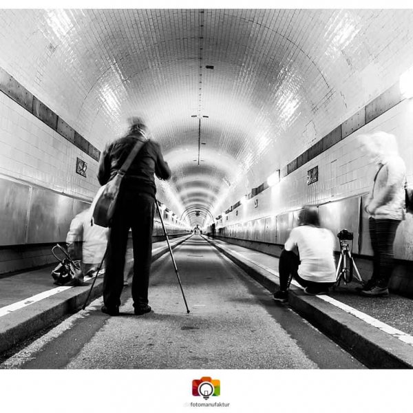 Fotokurs Alter Elbtunnel Hamburg Nachtfotografie Fotoworkshop