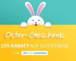Oster-Aktion im Fotostudio – 25% Rabatt auf Gutscheine